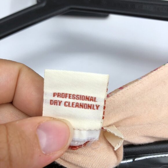 Sundance Floral 100% Silk Tiered Oversized Flowy Breezy Semi Sheer Top/Blouse XS - Picture 14 of 16